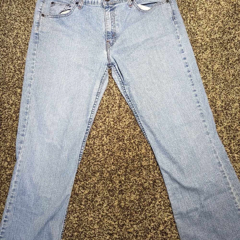 Levi’s Strauss Signature Jeans Women’s Sz 14 M Misses Low Rise Bootcut Stretch - Picture 9 of 11